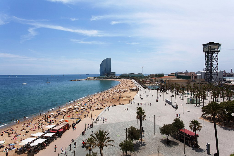 Plage Barceloneta à Barcelone